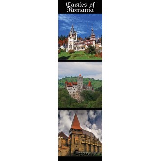 Semn de carte Castele din Romania (Castelul Peles, Castelul Bran, Castelul Huniazilor)