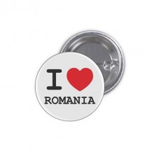 Insigna "I love Romania"