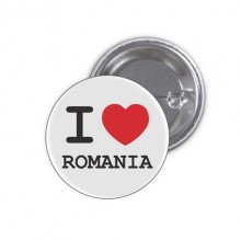 Insigna "I love Romania"