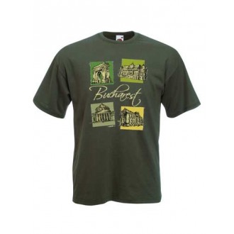 Tricou Bucuresti Olive